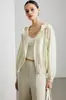 Camisa con Protección Solar Entrelazada para Mujer, Nuevo Estilo Primavera y Verano 2026, Corte Holgado, Lujo Ligero, Alta Calidad, Color Sólido, Chaqueta Delgada