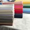 Tecido de Linho e Algodão Liso Primavera Verão Cor Sólida Linho Artesanal DIY Roupa Hanfu Cheongsam Bordado do Segundo Filho Linho Colorido