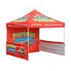 Tenda de publicidade com logo de impressão digital Amazon, exposição ao ar livre, promoção de marca, tenda de quatro cantos, estrutura de liga de alumínio