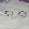 Clavo de Hélice para Oreja Estrella de Diamante Pendientes de Moda para Mujer Estilo Frío Ins Pendientes Sencillos de Circonita Hebilla de Oreja Mini Personalizada de Moda