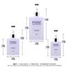 Frasco de essência líquida de vidro multi-capacidade 30/50/100ml frasco de essência de fundo grosso quadrado plano frasco conta-gotas com cabeça de plástico atacado