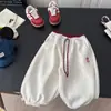 Calças Casuais Outono 2025 para Pais e Filhos Calças de Moletom Infantil Roupas Infantis Novas Calças Esportivas da Moda Estilo Coreano para Bebês