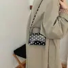 Bolso Pequeño Cuadrado Casual de Moda 2026 Otoño Nuevo Elegante Moderno Bolso de Hombro Único Cruzado Mini de Lunares para Mujer