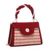 Bolso de Boda para Mujer Bolso de Novia de Gama Alta Femenino Elegante Rojo Nicho Rojo Bolso Pequeño Bolso de Mano Nuevo Estilo 2024