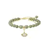 Pulsera de Hoja de Albaricoque de Doble Capa Sansheng Youxing Meet You para Mujer Hecha a Mano Estilo Nuevo 2024 Pulsera de Moda como Regalo para Tu Novia