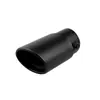 Fabricante Original Tubo de Escape Universal Modificado para Carro Garganta Final Calibre 63mm Aço Inoxidável Preto Fosco Silenciador Garganta Final