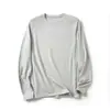 Mercadorias à vista transfronteiriças luxo italiano ao ar livre base térmica infravermelha absorvente de umidade que afasta o suor alta elasticidade fleece escovado camiseta masculina de manga longa outono inverno