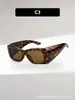 Gafas de Sol Unisex Hip Hop Nuevas Europeas y Americanas Montura Exagerada Gafas de Sol Retro de Gama Alta Gafas Casuales para Fotografía Callejera