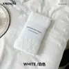 Medias AMUSIVE de algodón puro con patrón de rombos pequeños, versión coreana estilo Miu, 100% algodón, adelgazantes, sencillas y versátiles, con leggings de talón en ángulo recto
