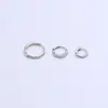 Amazon Europeos y Americanos Transfronterizos Pendientes Redondos de un Solo Lado con Diamantes Pendientes de Circonita Pendientes de Hueso de Oreja de Moda de Lujo Ligero para Mujeres