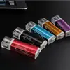Lector de tarjetas multifunción cuatro en uno usb2.0 tf mayoreo todo en uno tarjeta SD mini lector de tarjetas de aleación de aluminio