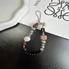 Outono e Inverno Botão Retrô Pérola Branca Corrente de Celular Pingente de Câmera CCD Charme de Bolsa Gubon Miçangas Artesanais DIY