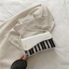 Nuevo Estilo de Verano 2025 Hermoso Patrón de Piano Bolso Cuadrado Casual Pequeño para Niñas Bolso Cruzado de Hombro Casual Retro para Mujeres