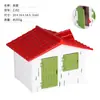 Juguetes de Casa Pequeña Transfronterizos para Niños, Juego de Imitación, Cabaña Realista de Paja de Granja, Decoraciones de Escena de Mesa de Arena de Paisaje Micro