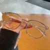 Óculos para Miopia 9917 Modelo Influenciador da Internet Artefato Sem Maquiagem Feminino Anti-Luz Azul Armação para Óculos de Yoga Retro Tr Estilo K 9917