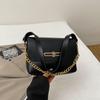 2025 Nuevo Estilo de Verano Bolso Pequeño Exquisito de Aspecto Sofisticado Bolso Cuadrado Pequeño con Cierre de Moda Bolso Clásico de Estilo Occidental de Un Hombro Cruzado para Mujer