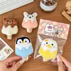Colgante de peluche de helado de dibujos animados, muñeco de helado de animal lindo, accesorio de llavero para bolso de alta apariencia