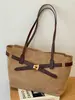 Novedades Otoño 2026 Bolsos de Mano para Mujer Gran Capacidad Elegantes Simples Bolsos de Hombro de Moda Retro de Nicho Bolsos Tote para Viaje