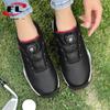 Nuevos Zapatos de Golf de Moda para Mujer Cuadros Transpirables Tenis Hebilla de Perilla Antideslizantes Resistentes al Desgaste Zapatos de Entrenamiento