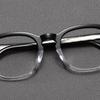 Óculos Tvr Japoneses Feitos à Mão em Tartaruga, Acetato Bicolor Preto e Branco Liso, Armação de Titânio Puro