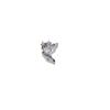 Buccellati Trébol de Cuatro Hojas Aleación Metal Nail Art Accesorios Zirconia Pegatinas para Uñas Trébol de Cuatro Hojas Hueco Francés