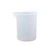 Molde de silicona para taza medidora de epoxy con impresión de chica gorda 100ml taza medidora de escala desechable epoxy