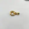 Hebilla de Collar de Perlas Ovaladas de Zirconia para Hacer Manualidades Hebilla de Pulsera de Cobre Chapado en Oro de 18K que Conserva el Color Hebilla de Joyería Hebilla de Conexión