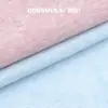 Tecido Canelado 1x1 Algodão Colorido com Listras em Ponto Jersey 230g Trn Elástico Tecido Canelado Floco de Neve Tecido Base Macio Primavera e Verão