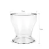 En stock taza cuadrada taza redonda múltiples tazas de postre taza para pudín taza para mousse plato cuchara de plástico desechable Amazon