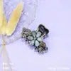 Artefacto Metálico para Fijar Cola de Caballo Pinza para Cabello Semiatado Clip para Cola de Caballo Pinza Mediana Accesorios para el Cabello de Aleación Pinza Venta al por Mayor Joyería