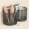Estante de Almacenamiento para Baño, Estante para Lavabo, Soporte de Pared para Cepillo de Dientes y Pasta de Dientes, Almacenamiento de Pared para Baño, Artículo Popular Transfronterizo