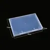 Caixa de Peças Amazon Yiwu 1,8cm Caixa de Armazenamento Transparente para Exportação Joias Caixa Plástica Pequena Retangular Alta Transparência