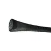 Tubo de Malla Trenzada de un Solo Hilo de 5 mm Funda de Malla Trenzada Telescópica para Mascotas Envoltura de Cable de Malla de Nylon Negra