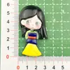 Desenho Animado Cartão Grande Princesa Menina Acessórios de Resina DIY Cola de Chantilly Chaveiro Capa de Celular Caixa de Armazenamento Acessórios de Cabelo Material