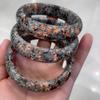 Pulseira de Pedra de Chama de Material Antigo A Mercadoria Natural Pulseira de Pedra de Chama Mineral Fluorescente Sodalita Pulseira de Pedra de Chama
