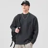 Suéter de Capa Base Cálido de Cuello Alto Estilo Retro Americano para Hombre 2026 Otoño/Invierno Nuevo Suéter de Punto Holgado de Moda