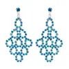 Pendientes Retro de Moda Europeos y Americanos para Mujer, Elegantes Pendientes Grandes Decorativos Personalizados Incrustados de Diamantes Fabricante Mayorista E345