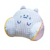 Cojín cuadrado de dibujos animados, cojín de cabecera de gato, cojín grande para respaldo de silla, almohada especial de soporte lumbar para sofá, dormitorio, habitación, cojín pequeño