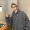 Sudadera con capucha pesada sin cordones estilo americano oversize High Street Abrigo para niños Primavera y Otoño Combinable Traje de béisbol Marca de moda