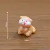 Micro Paisaje Linda Muñeca de Nutria Pequeña Botella Ecológica Linda Accesorios de Decoración DIY Micro Paisaje Escritorio Pequeños Adornos