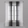 Venta Directa de Fábrica de Mosquiteros Impresos Estilo Americano, Color Degradado, Cortinas Terminadas para Comercio Exterior, Cortinas Transparentes, Estilo Americano