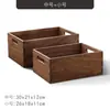 Caja de almacenamiento de madera de nogal negro para pasillo, oficina, escritorio, caja de almacenamiento de gran capacidad, caja de almacenamiento de madera para cosméticos y artículos varios