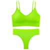 Terno personalizado com costas bonitas em formato de U grande e transfronteiriço, calças em T com rosca, sutiã feminino com costas bonitas, sutiã francês sexy com seios pequenos