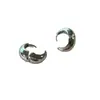 Pendientes de oreja de arco redondo liso geométrico europeo y americano, famosos en Internet, con todo tipo de combinaciones, de metal de viento frío, sencillos y de alta calidad.