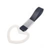 Cinturón Electrostático JDM en Forma de Corazón de Plástico para Coche Anillo Colgante Decorativo de Advertencia Anillo de Advertencia para Parachoques Trasero Anillo de Tirar a Mano para el Interior del Coche