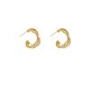 Libro Rojo Explosiones Nicho Simple Aretes Geométricos en Forma de C Brillo Día de San Valentín Aretes Destacados Chapados en Oro Distribución TikTok