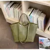 Bolsa de Palha Trançada Transfronteiriça Feminina 2026 Nova Grande Capacidade Bolsa de Ombro Único Trançada Bolsa Tote Casual para o Dia a Dia