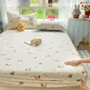Xiangling Premium Fresco e Estilo Simples Algodão Puro Estampa de Desenho Animado Conjunto de Quatro Peças Lençol de Cama Individual Série de Roupa de Cama