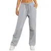 Sitio Independiente Transfronterizo de Amazon Europeo y Americano Wish Comercio Exterior Pantalones Deportivos Rectos para Mujer Otoño e Invierno Sueltos con Forro de Felpa Pantalones Largos