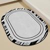Tapete de Piso para Baño Tierra de Diatomeas Absorbente Suave Tapete Puerta Baño Inodoro Alfombra Antideslizante Hogar Secado Rápido Tapete para Pies Personalización